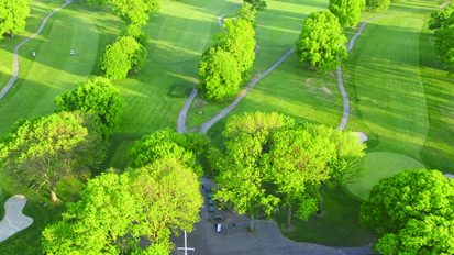 Golf Course Flyby